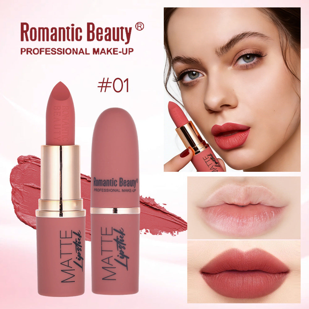 Lipstick Matte Frosted Waterproof Lip Gloss Lipstick