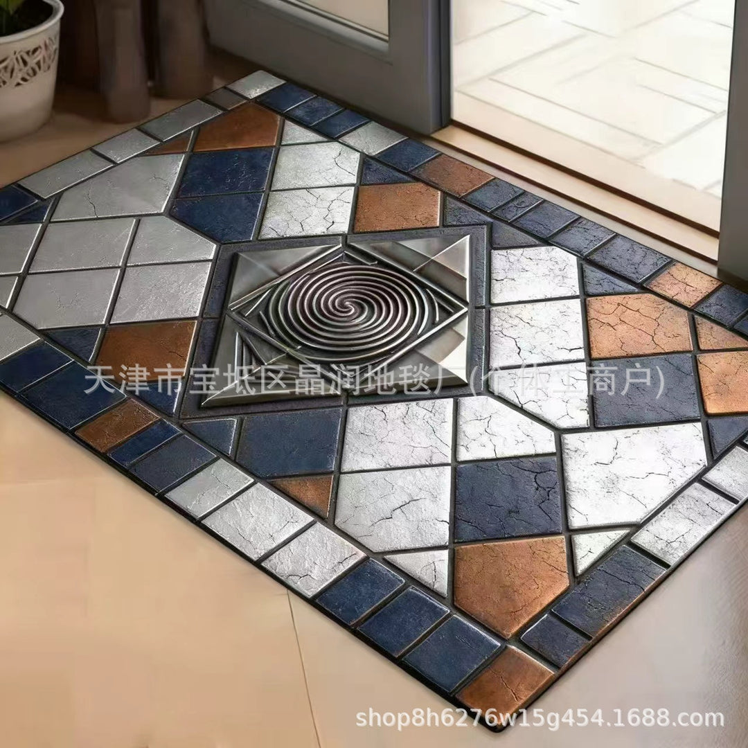 temu Vintage Entryway Entryway Floor Mat Drop Shipping