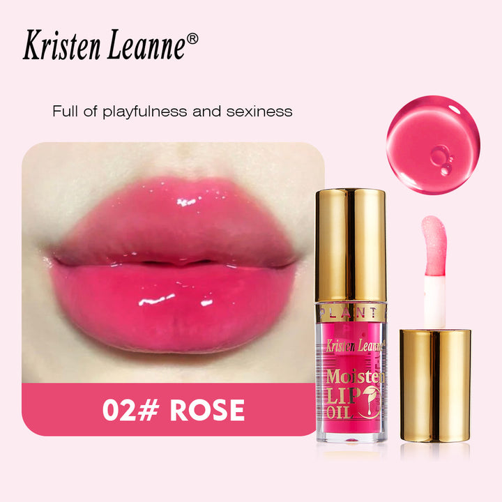 KRISTEN LEANNE跨境彩妆水光嘟嘟唇油锁水保湿滋润唇蜜补水唇釉