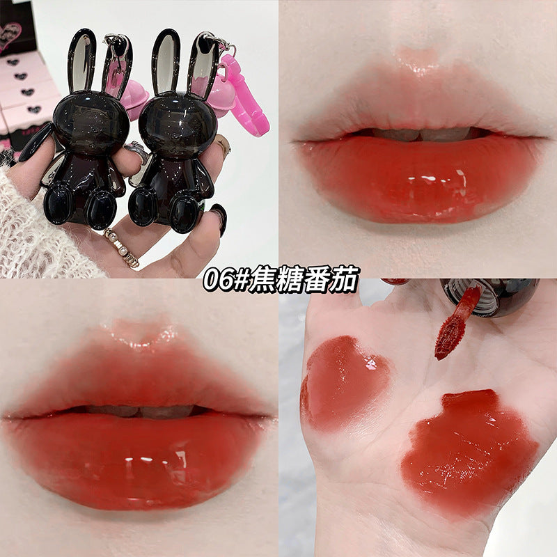 Gege bear黑色小兔水光唇釉 持妆显嫩镜面滋润嘟嘟唇秋冬显色唇彩