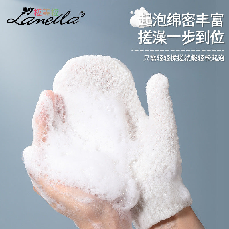LMLTOP 沐浴手套沐浴去角质清洁洗澡 搓泥神器搓澡用品工具 C167