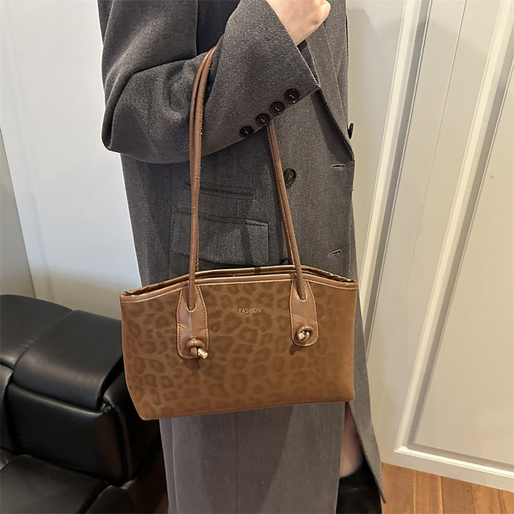 Bag Large Capacity Commuter Minimalist Tote Bag Fall/Winter Premium Feel Vintage Versatile Women's Single Shou