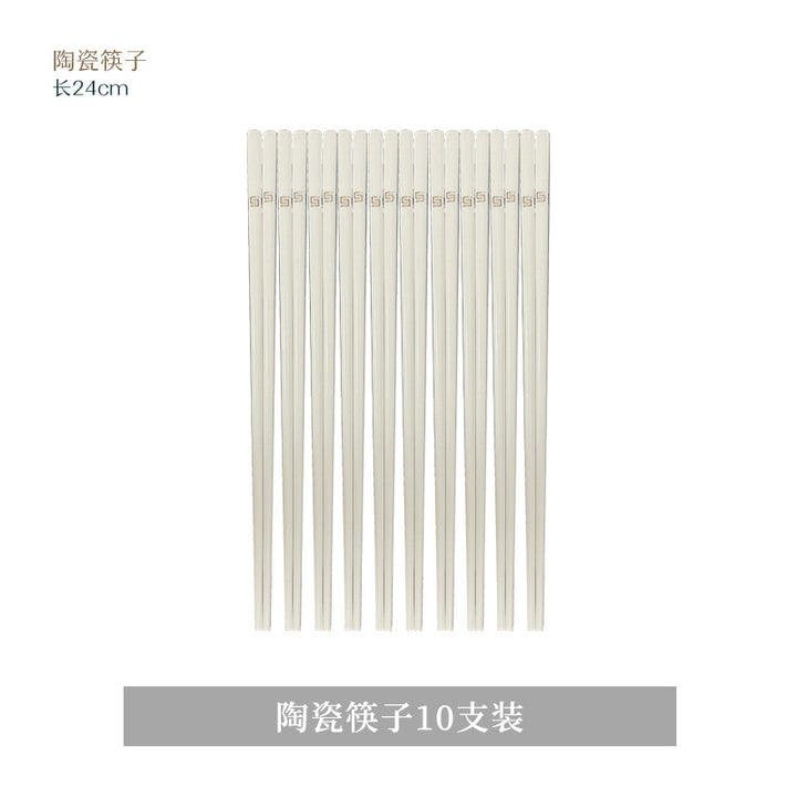 碗碟套装家用景德镇中式轻奢乔迁送礼陶瓷碗盘景德镇骨瓷餐具定制