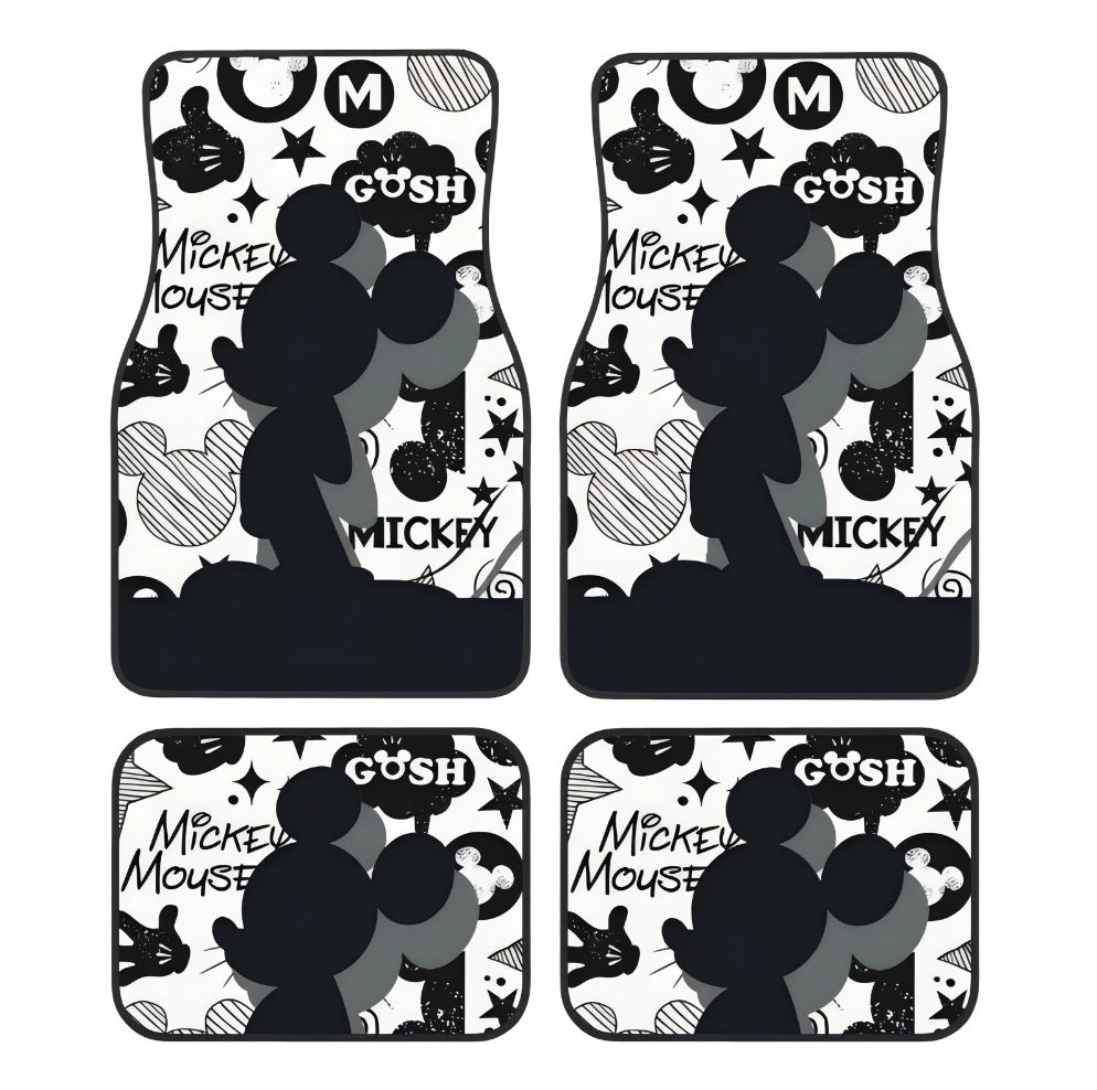 TEMUVintage Nordic Car Foot Mat Carpet 4 Piece Set Stain Resistant Floor Mat TEMUFoot Mat Wholesale