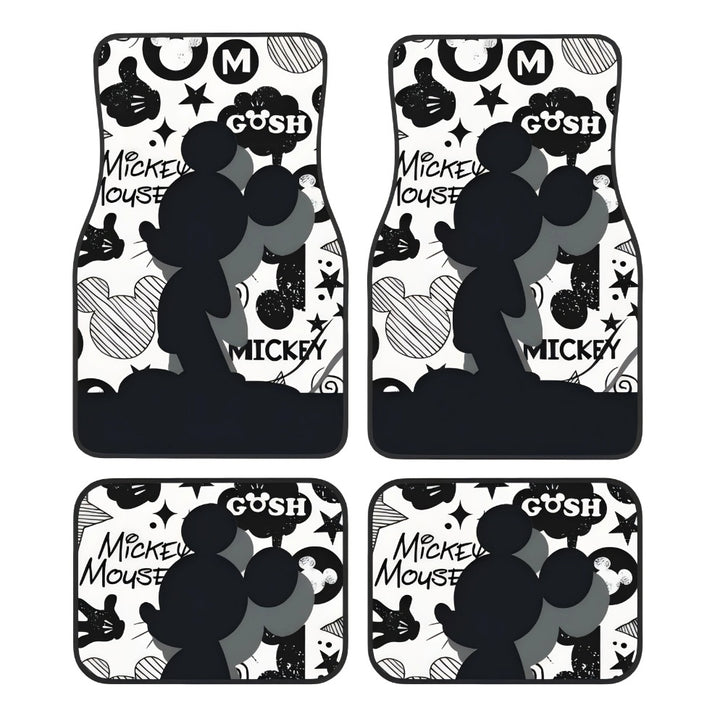 TEMUVintage Nordic Car Foot Mat Carpet 4 Piece Set Stain Resistant Floor Mat TEMUFoot Mat Wholesale