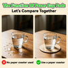 Custom Logo Paper Coasters Personalized Printed Cup Coaster