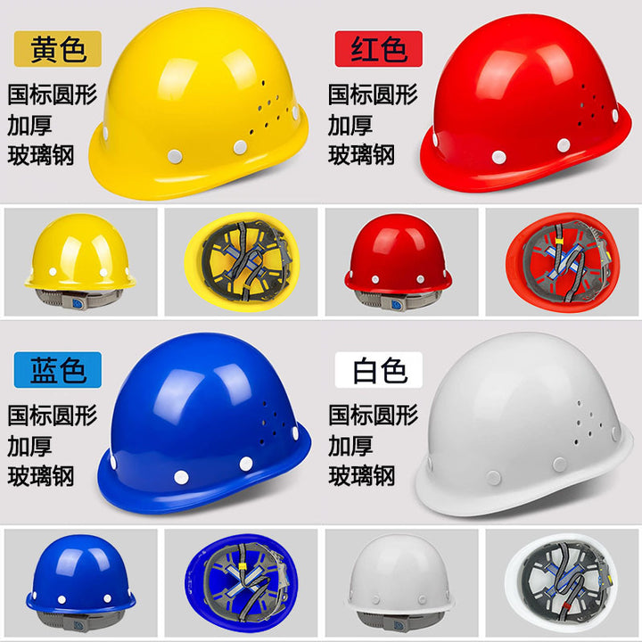 Safe Men Glass Helmet Thickened Breathable Safe