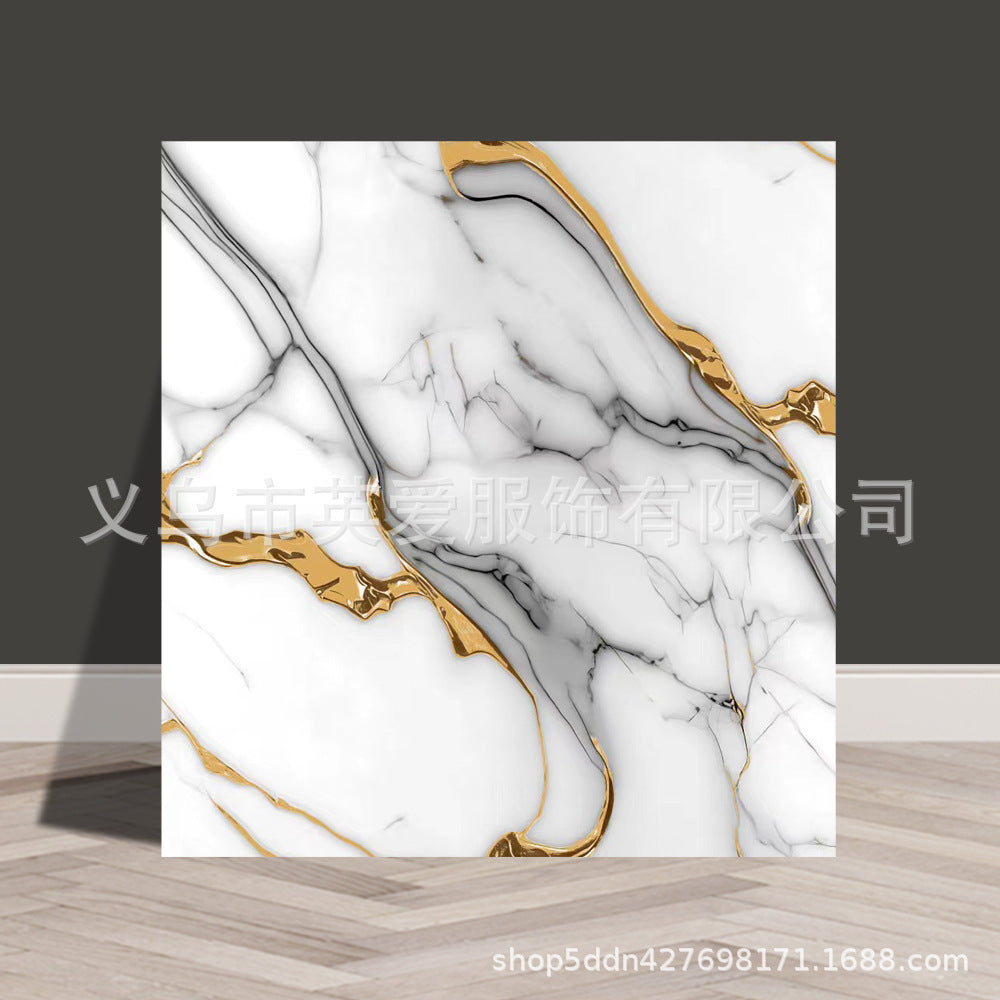 铝塑板墙纸自粘防水防潮墙面毛毡板厨房墙板仿大理石墙贴瓷砖贴纸