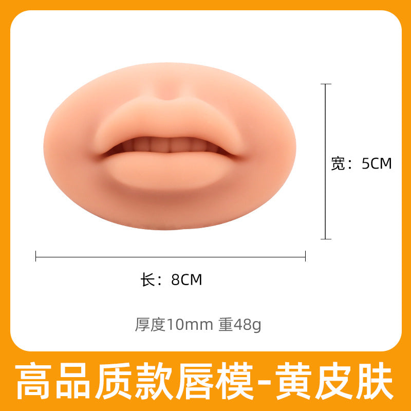 欧洲雾唇3d模块唇膜纹绣仿真硅胶唇块半永久初学者练习工具用品