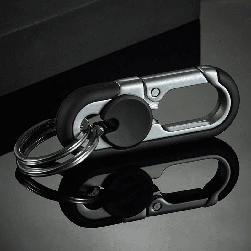 New Car Keychain Unisex Hang Keychain Stainless Steel Key Hanging Decor Couple Gift