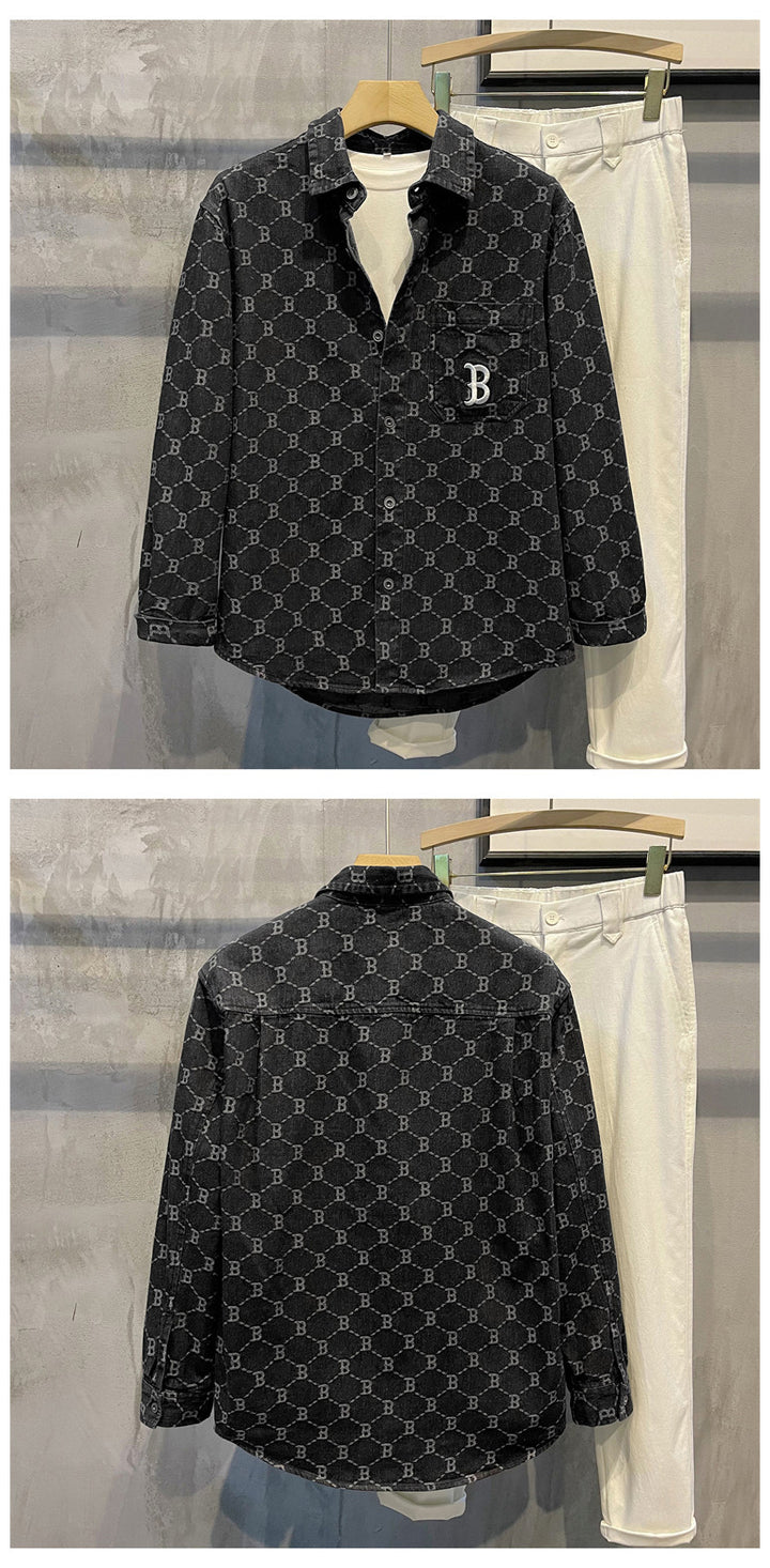 Jacket Men Korean Style Trendy Versatile Casual