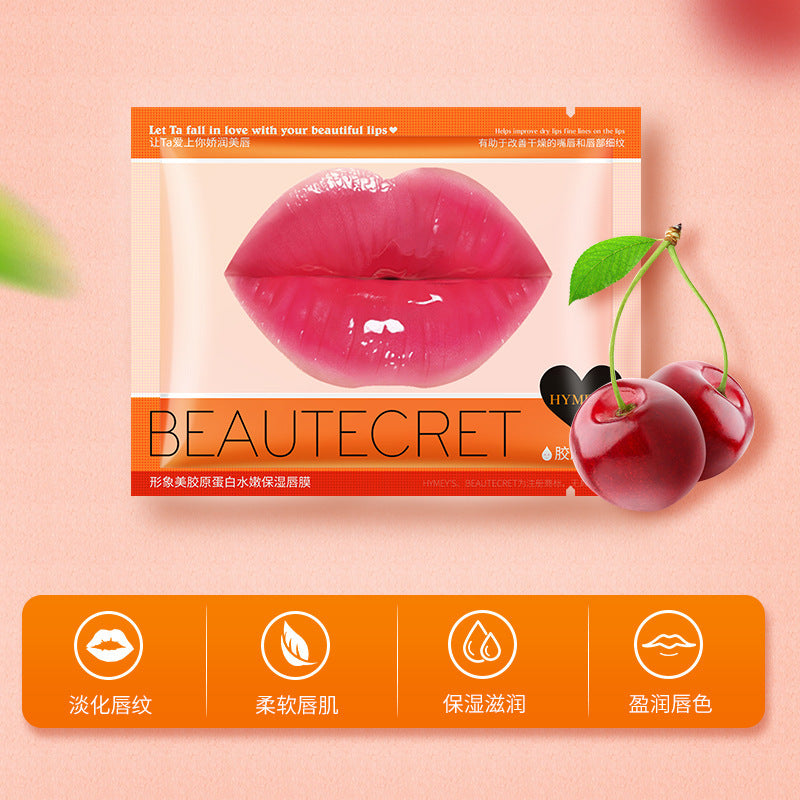 Collagen Moisturizing Lip Mask Patches – Anti-Crack Lip Line Fading Lip Care Treatment