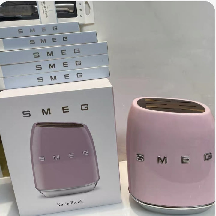 西西里（12色）SM-EG斯麦格奶油色厨房刀具套装复古不锈钢菜刀架-