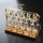 Wooden Baijiu Wine Cup Rack – Premium Home Bar Liquor Dispenser Stand