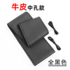 严选手缝方向盘套 头层牛皮吸汗透气耐磨防滑四季通用型把套真皮