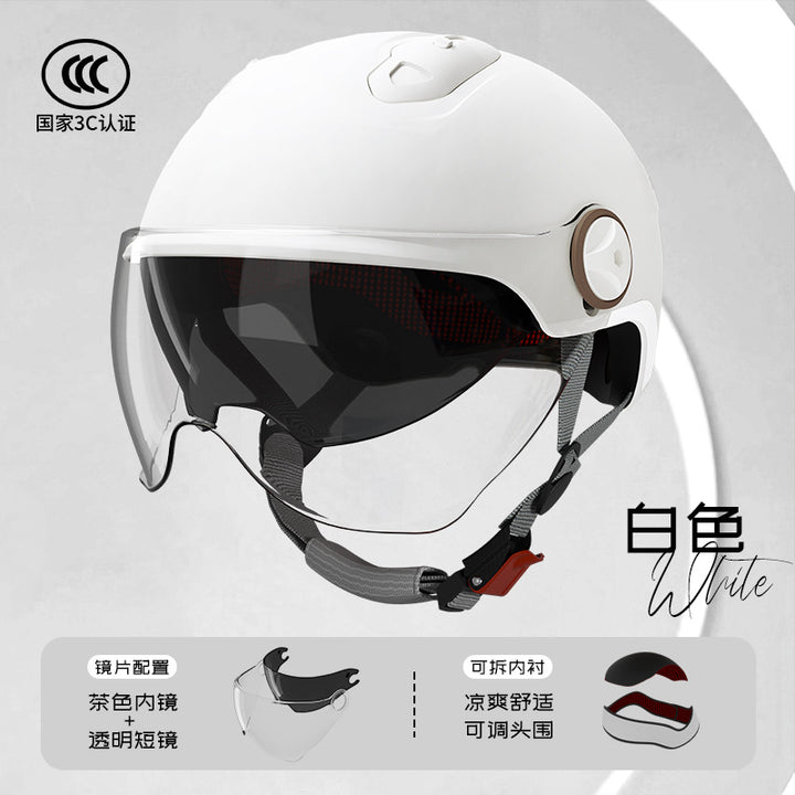 3 C Helmet Motorcycle Men's Women's