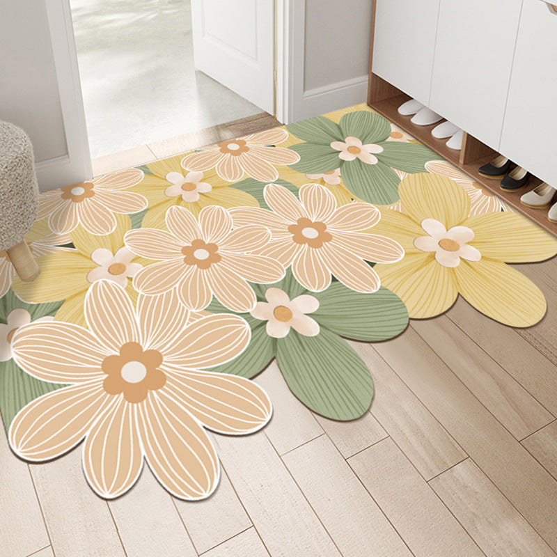 Modern Minimalist Entryway Door Mat Home Entryway Special Leather Door Mat Waterproof Non Slip