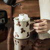 高颜值可爱小熊杯创意陶瓷马克杯批发杯子家用茶水杯咖啡杯早餐杯