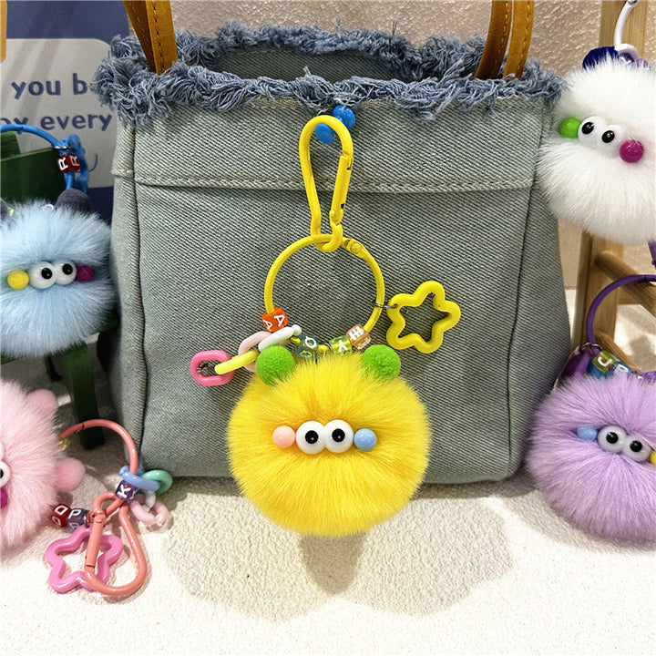 Cute Keychain Creative Plush Doll Hanging Student Plush Toy Gift