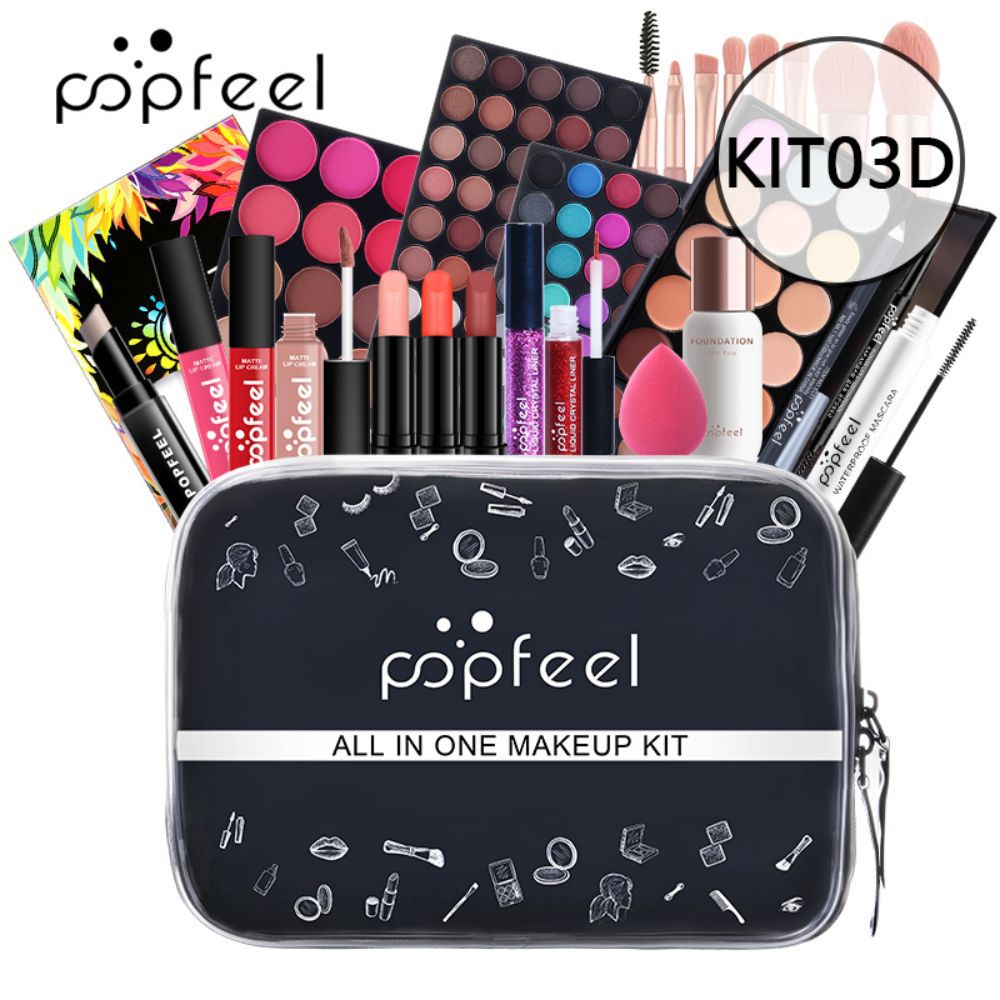 POPFEEL 跨境专供彩妆套装组合初学者美妆少女淡化妆品批发