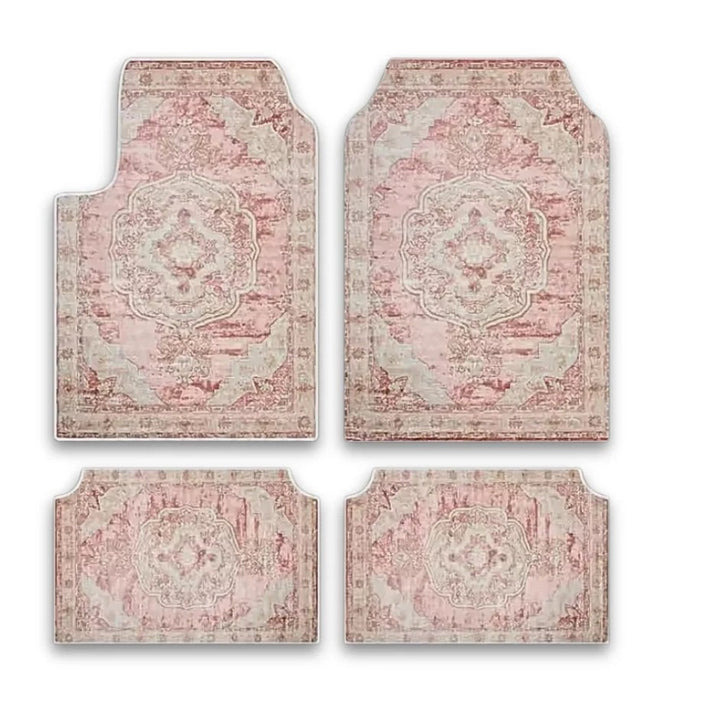 temu Car Foot Mat 4 Piece Set Home Stain Resistant Floor Mat Entryway Entryway Door Mat