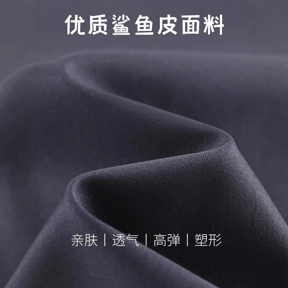 运动薄款不卷边安全裤女防走光高腰收腹提臀无痕打底鲨鱼短裤女夏