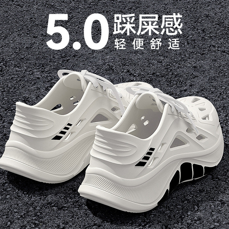2025新款男涉水鞋防滑透气溯溪鞋凉拖夏厚底外穿防臭开车静音凉鞋