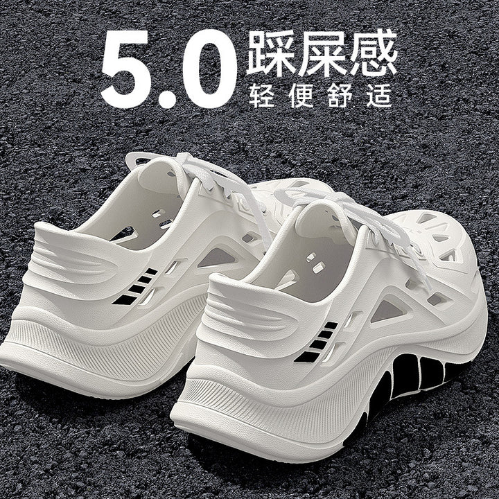 2025新款男涉水鞋防滑透气溯溪鞋凉拖夏厚底外穿防臭开车静音凉鞋