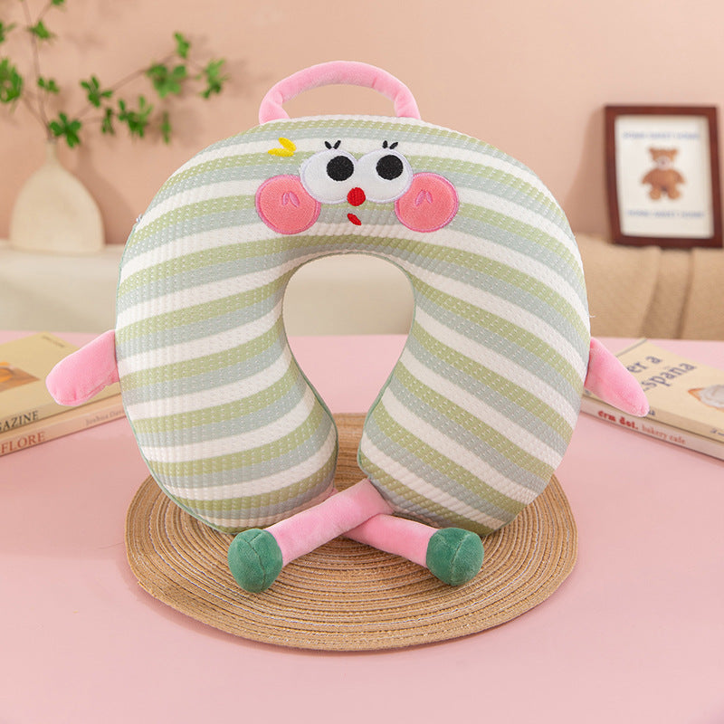 Memory Foam U Neck Pillow Travel Gift Logo