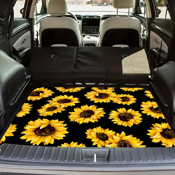 Flower Car Stain Resistant Durable All Season Universal Foot Mat Organizer TEMU