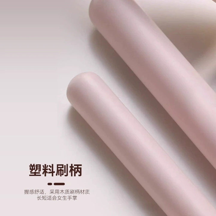 网红款亲肤桃夭化妆套刷柔软不掉毛遮瑕眼影刷晕染腮红修容化妆刷