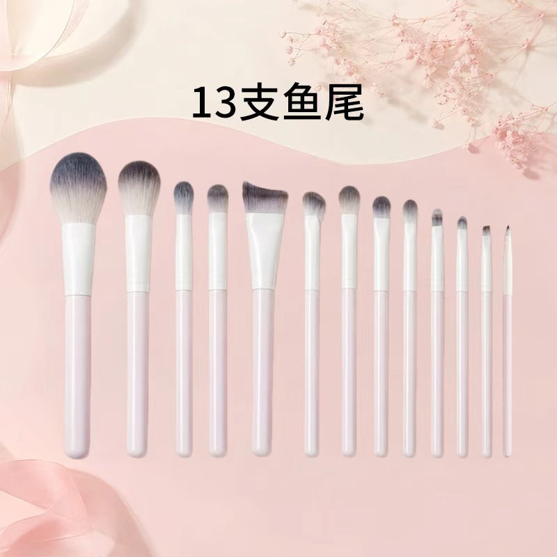 网红款亲肤桃夭化妆套刷柔软不掉毛遮瑕眼影刷晕染腮红修容化妆刷
