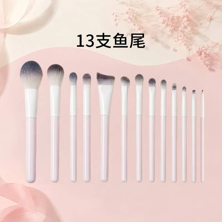 网红款亲肤桃夭化妆套刷柔软不掉毛遮瑕眼影刷晕染腮红修容化妆刷