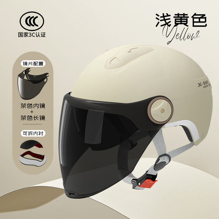 3 c Motorcycle Helmet Men's Women's