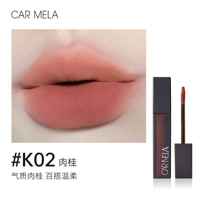 CARMELA卡梅拉文艺复兴口红显白柔雾哑光不沾杯持妆正红唇泥唇釉