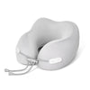 夏季冰丝凉感护颈u型枕便携可收纳记忆棉颈枕飞机枕枕头批发现货