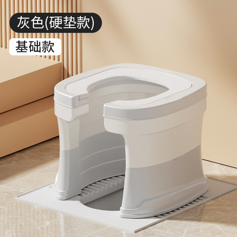 蹲便改坐便椅孕妇坐便器蹲厕凳子蹲坑神器家用老人厕所移动马桶