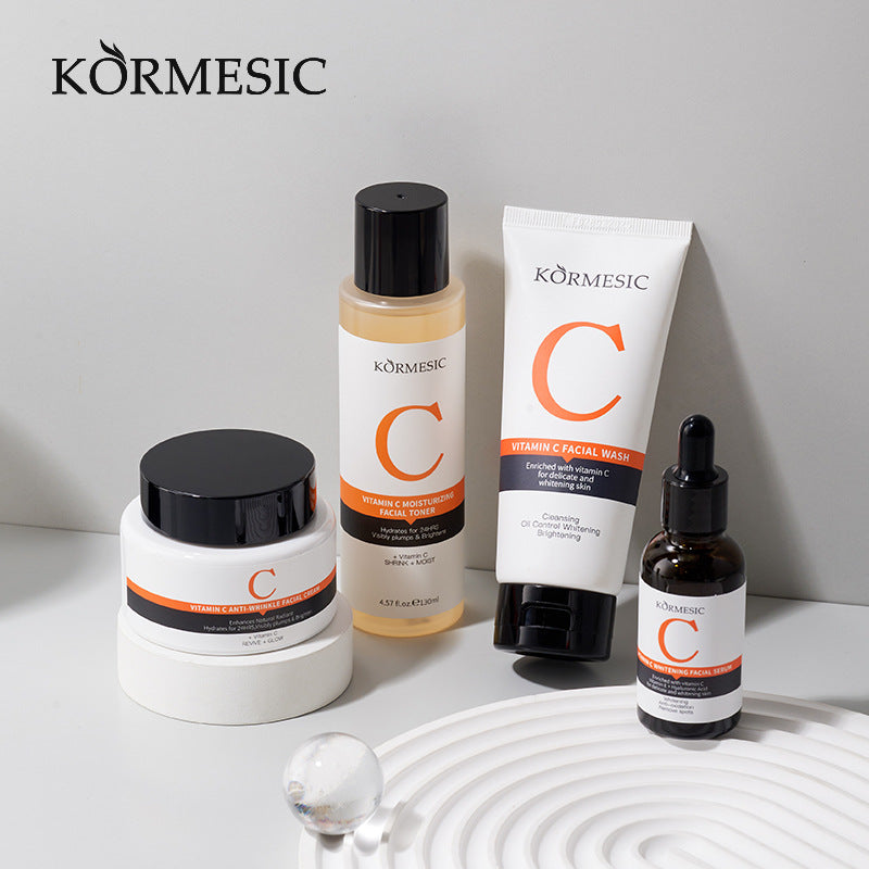 KORMESIC全英文护肤品套装面霜VC补水保湿 面部护理跨境外贸批发