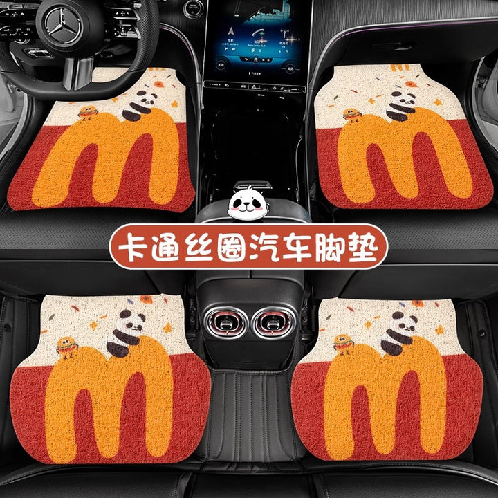 Cute Car Foot Mat Stain Resistant Car