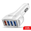 7A Triple USB QC3.0 Fast Car Charger - 3-Port Quick Charge Vehicle Charger