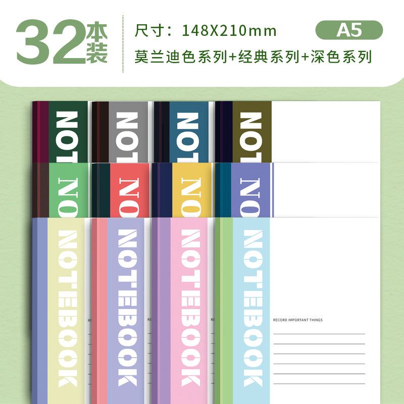 A5/B5 Notebook Journal – Minimalist Softcover Notepad for Students & Office Use