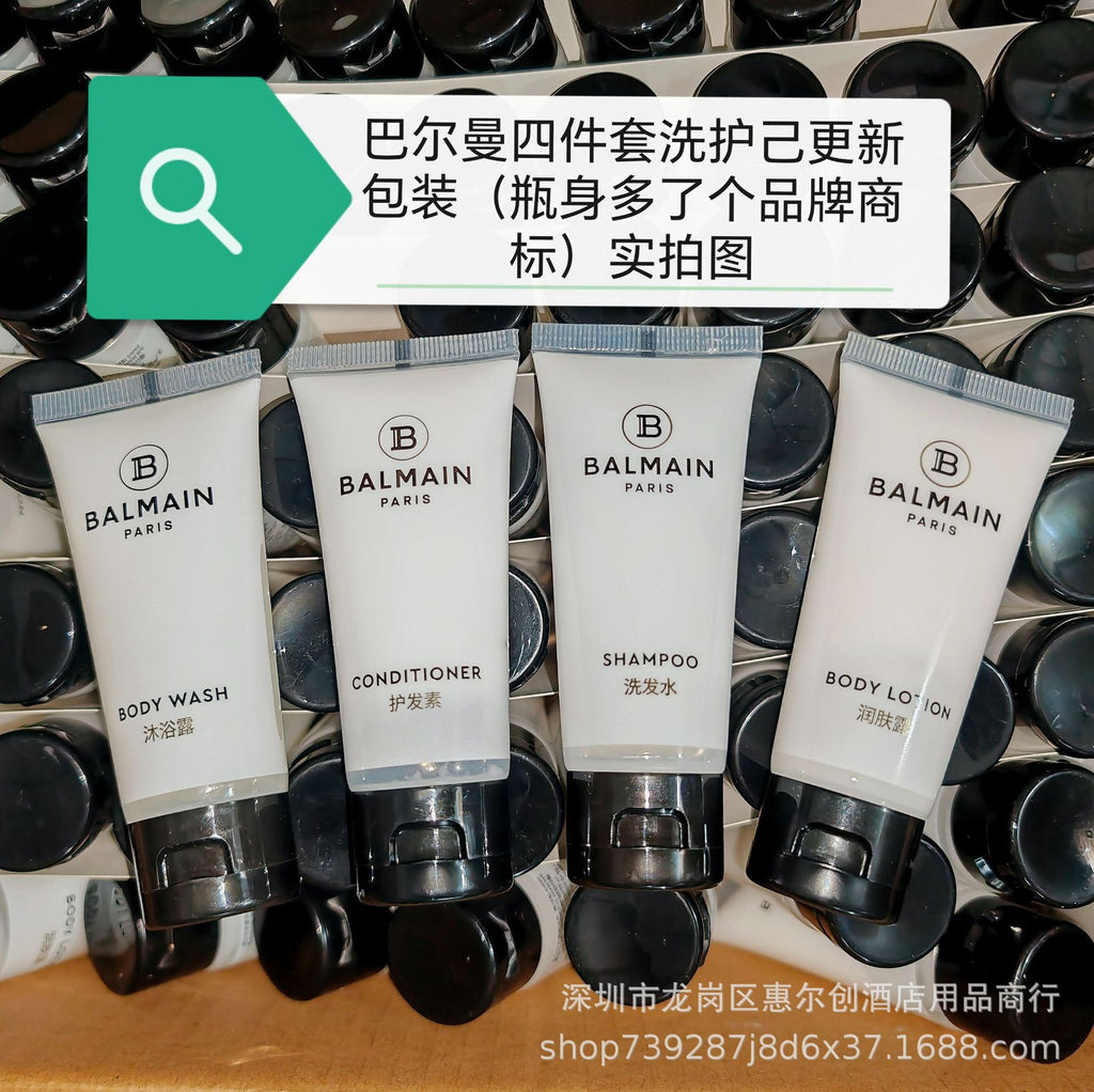 Balmain Paris Full Wash & Care Set 35ml – Shampoo, Conditioner, Shower Gel & Moisturizer