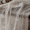 蕾丝面料厂家直销网布花边满幅lace Fabric for wedding dresses