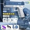 脉冲电动连发水枪玩具M416手自一体电动自动吸水儿童大号滋呲水枪