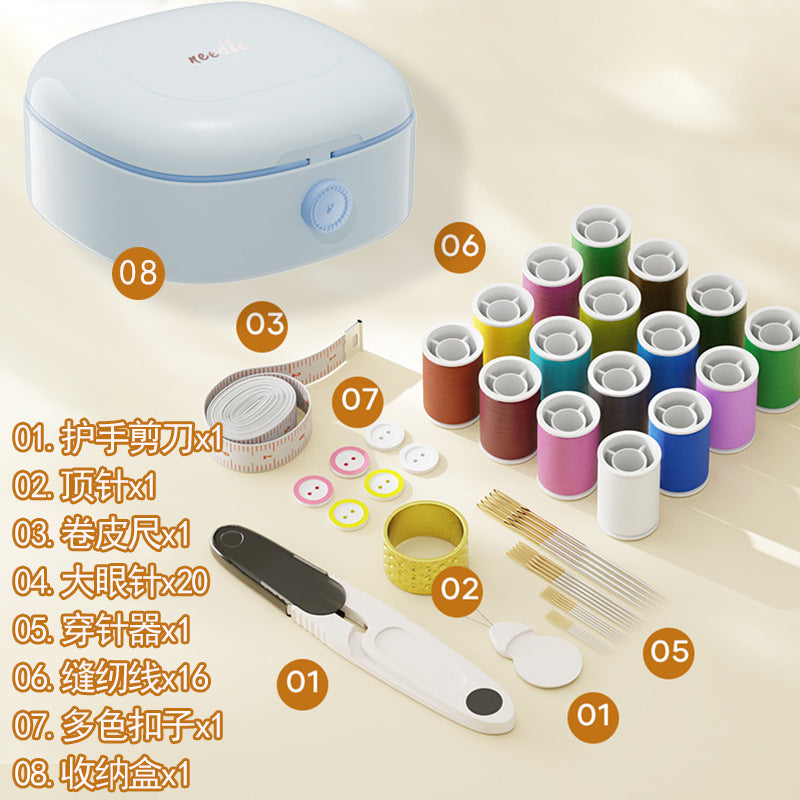 Magnetic Portable Sewing Kit – Compact Home & Dorm Needle & Thread Set