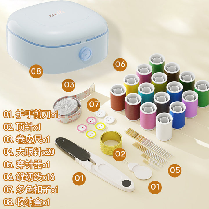 Magnetic Portable Sewing Kit – Compact Home & Dorm Needle & Thread Set