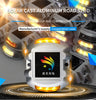 Solar powered cast aluminum horseshoe shaped road stud lamp