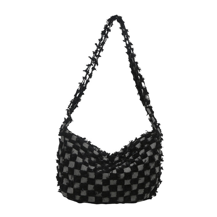 New Casual Fashion Large Capacity Canvas Minimalist Single Shoulder Underarm Crossbody Underarm Bag