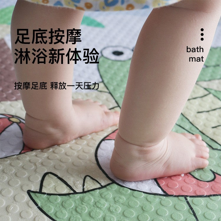 浴室防滑垫卫浴简约家用淋浴脚垫儿童洗澡专用戏水卫生间防摔地垫