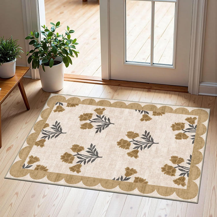 Floral Entryway Entryway Floor Mat Stain Resistant Foot Mat Decor Door Mat Drop Shipping